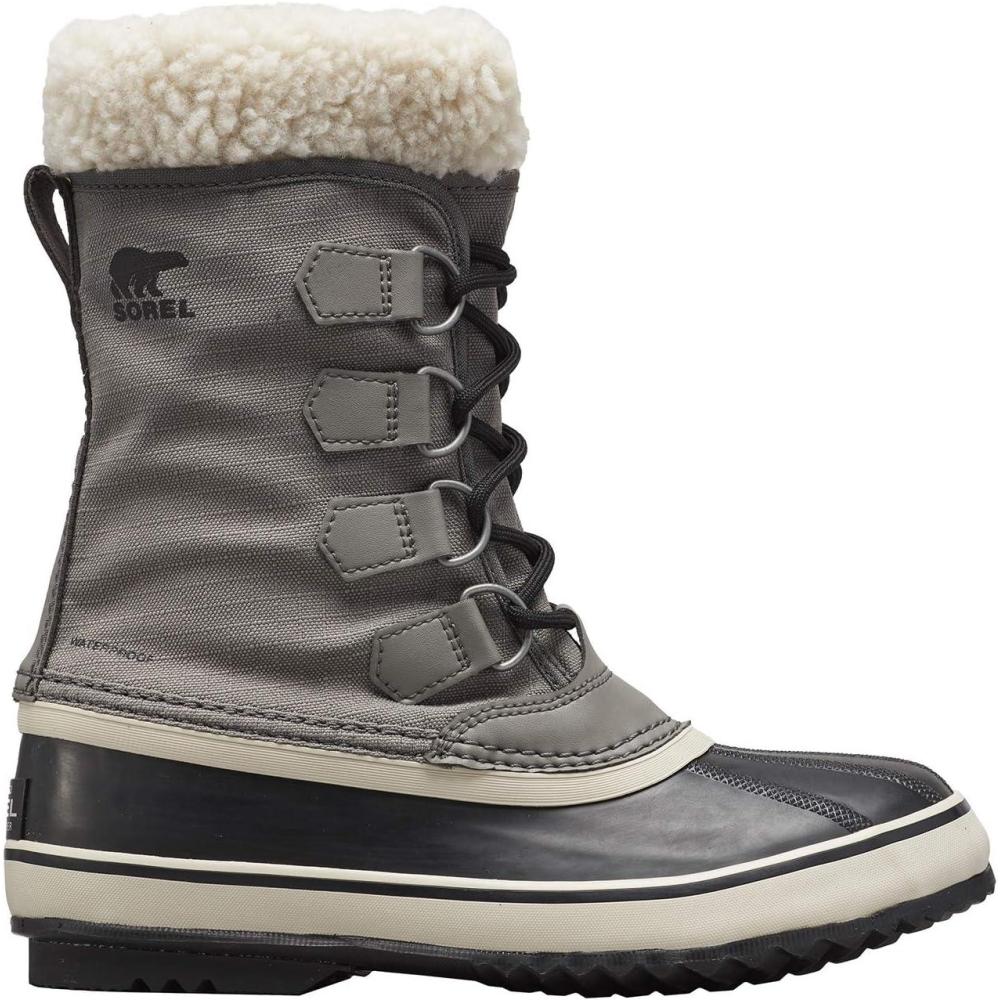 imageSOREL Womens Winter Carnival Waterproof Boot for WinterGrey Quarry Black