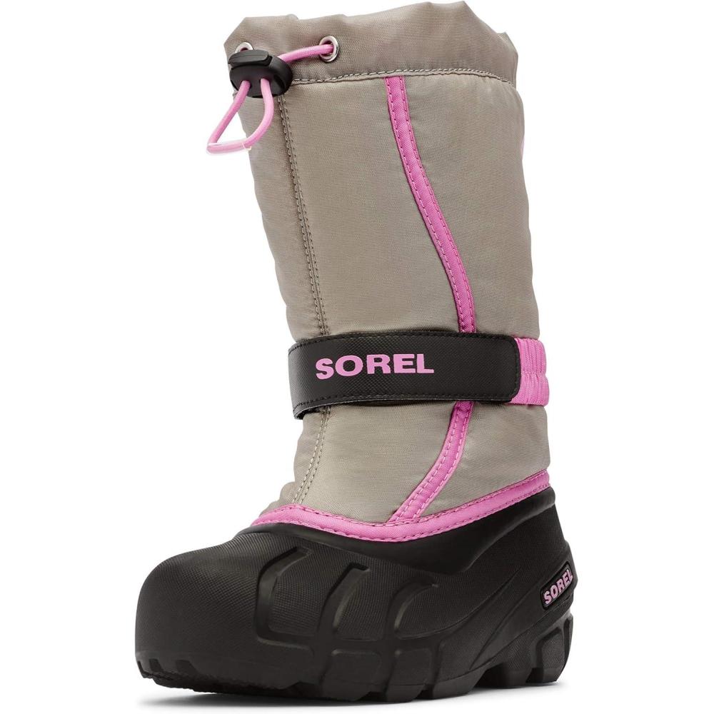 imageSOREL  Youth Flurry Winter Snow Boots for KidsGrey Chrome Grey Youth