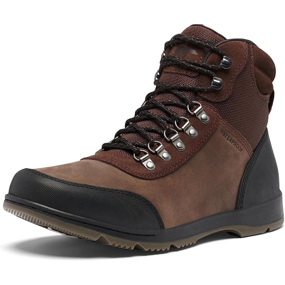imageSOREL Mens Ankeny ll Hiker Plus Waterproof BootTobaccoBlack