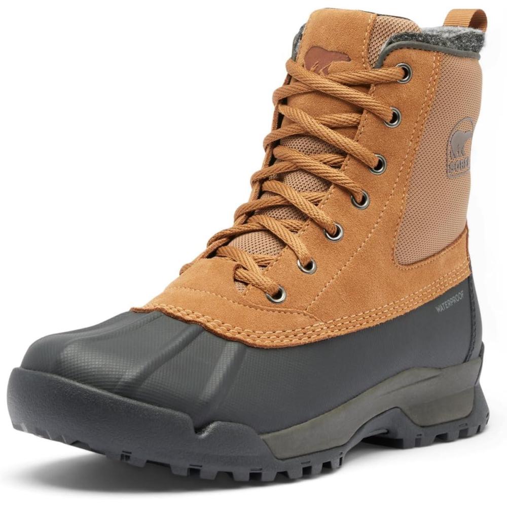 imageSOREL Mens Buxton Lite Waterproof BootElkBlack