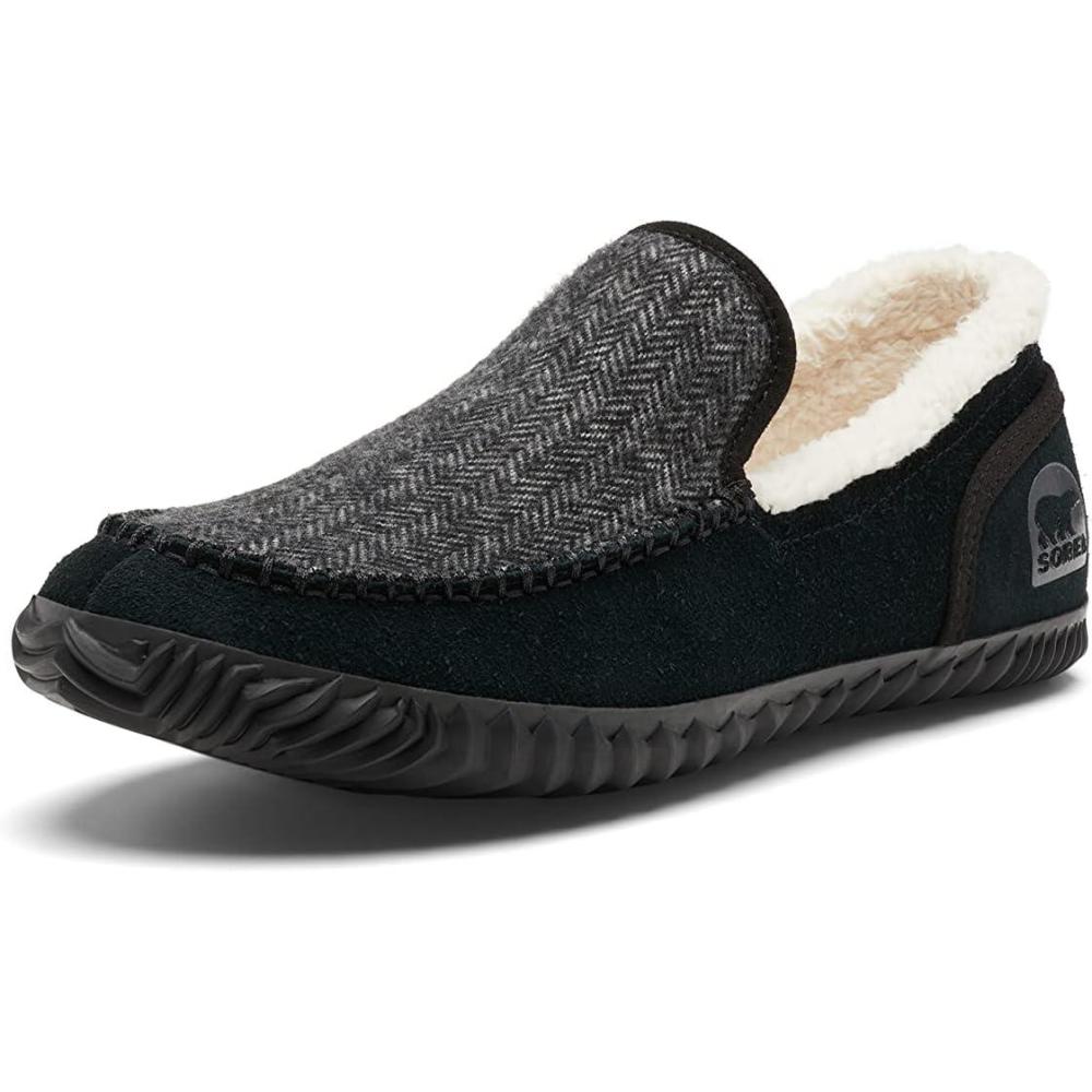 imageSOREL Mens Dude Moc SlipperGrill Black
