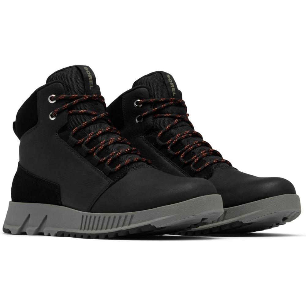 imageSOREL Mens Mac Hill Lite Mid Plus Waterproof BootBlackQuarry