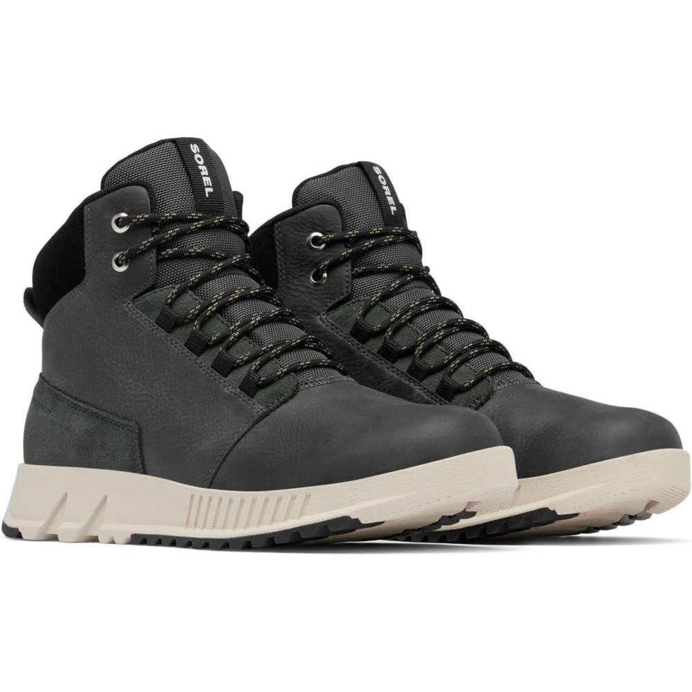imageSOREL Mens Mac Hill Lite Mid Plus Waterproof BootGrillBlack