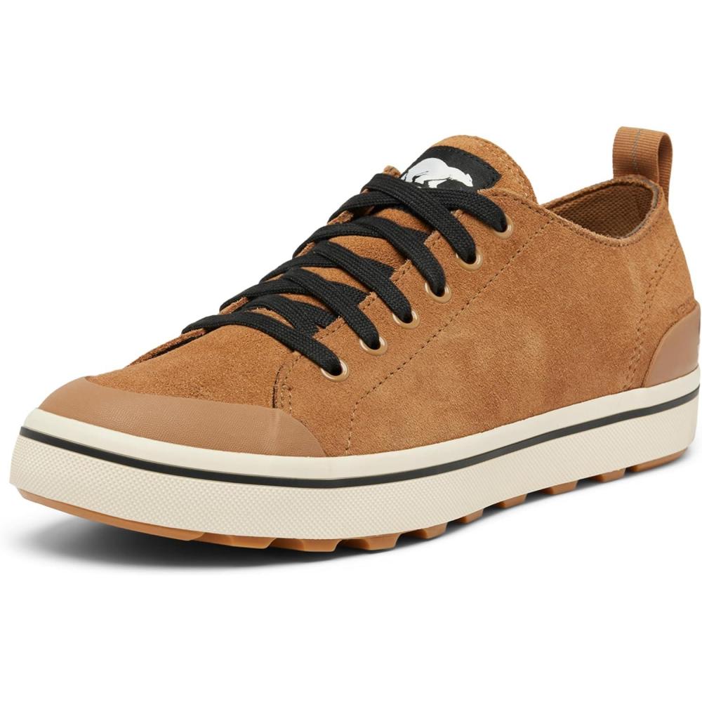 imageSOREL Mens Metro ll Low Waterproof SneakerElk chalk