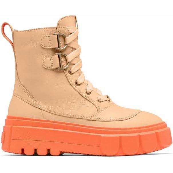 imageSOREL Womens Caribou X Lace Waterproof BootCeramic  Optimized Orange