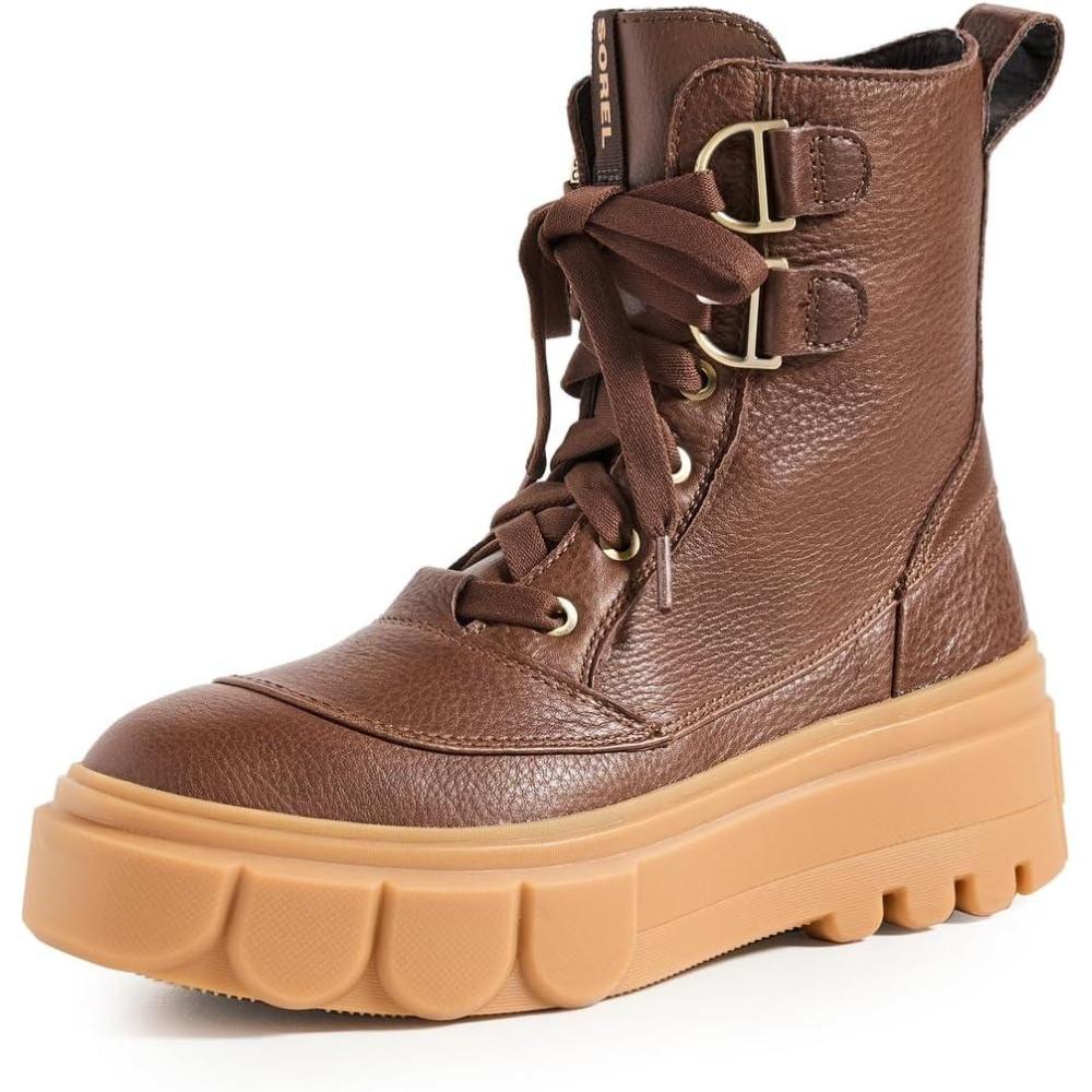 imageSOREL Womens Caribou X Lace Waterproof BootTobacco  Gum 10