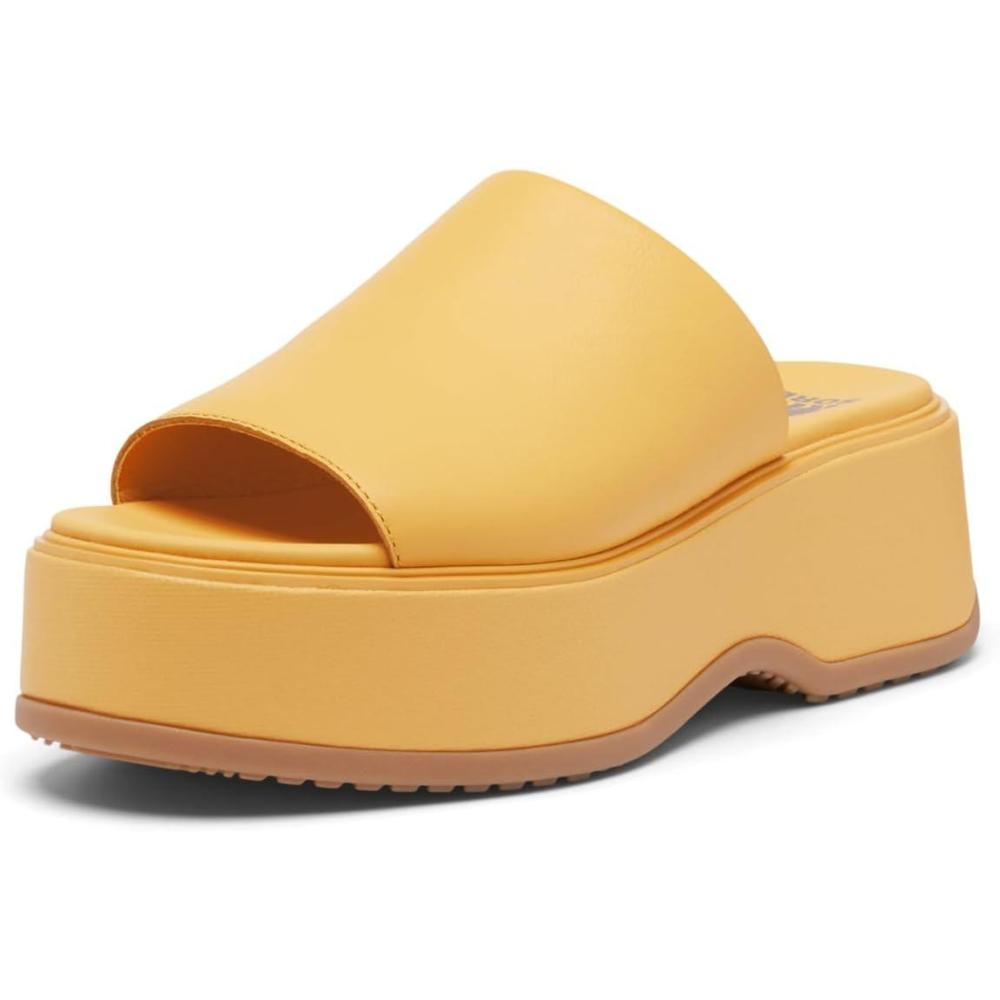 imageSOREL Womens Dayspring Slide SandalsYellow Ray Yellow Ray