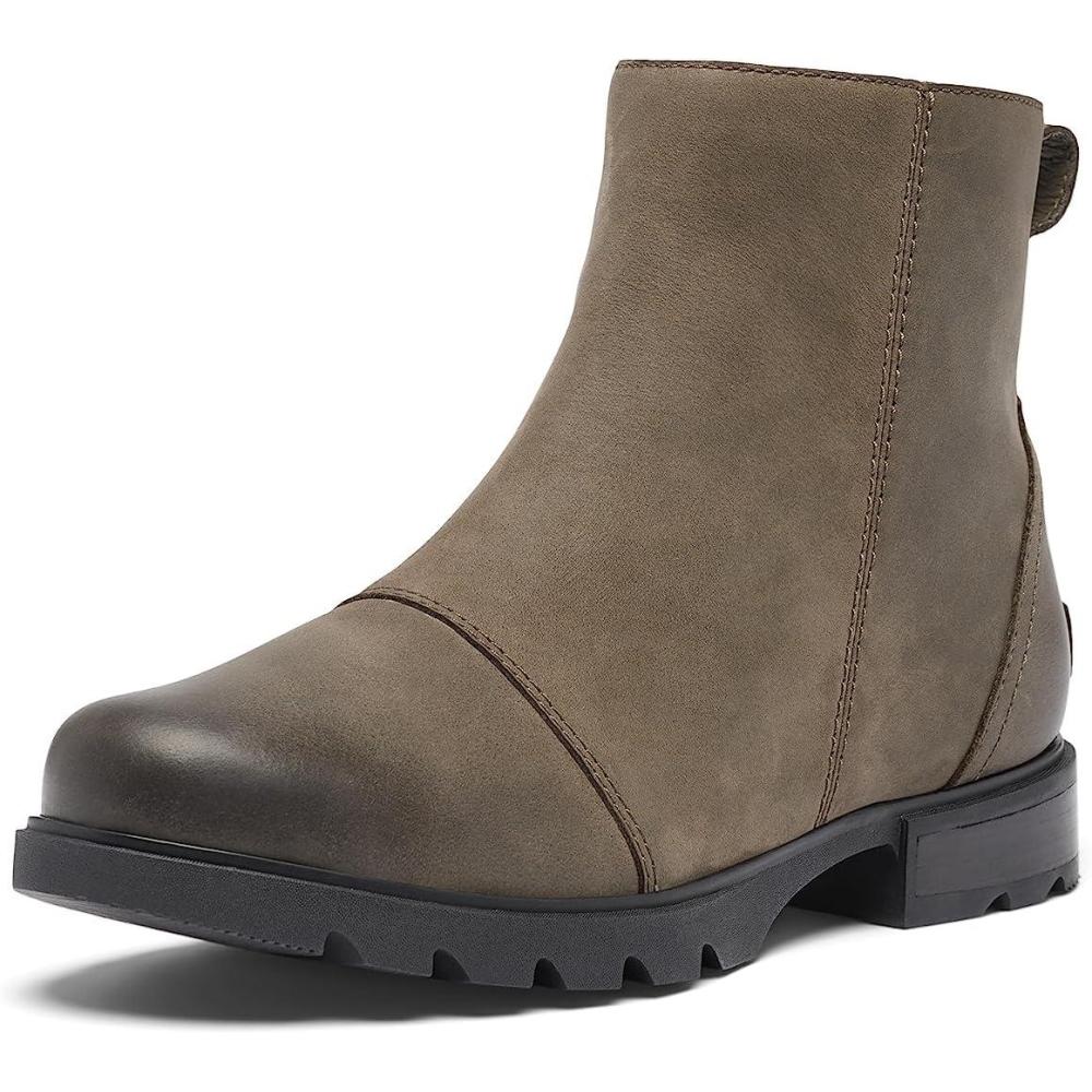 imageSOREL Womens Emelie lll Zip Waterproof BootMajor Black