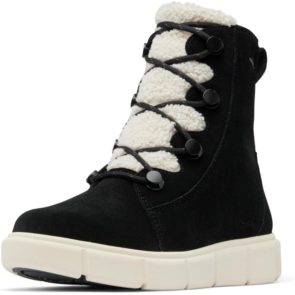 imageSOREL Womens Explorer lll Joan Waterproof BootBlackChalk