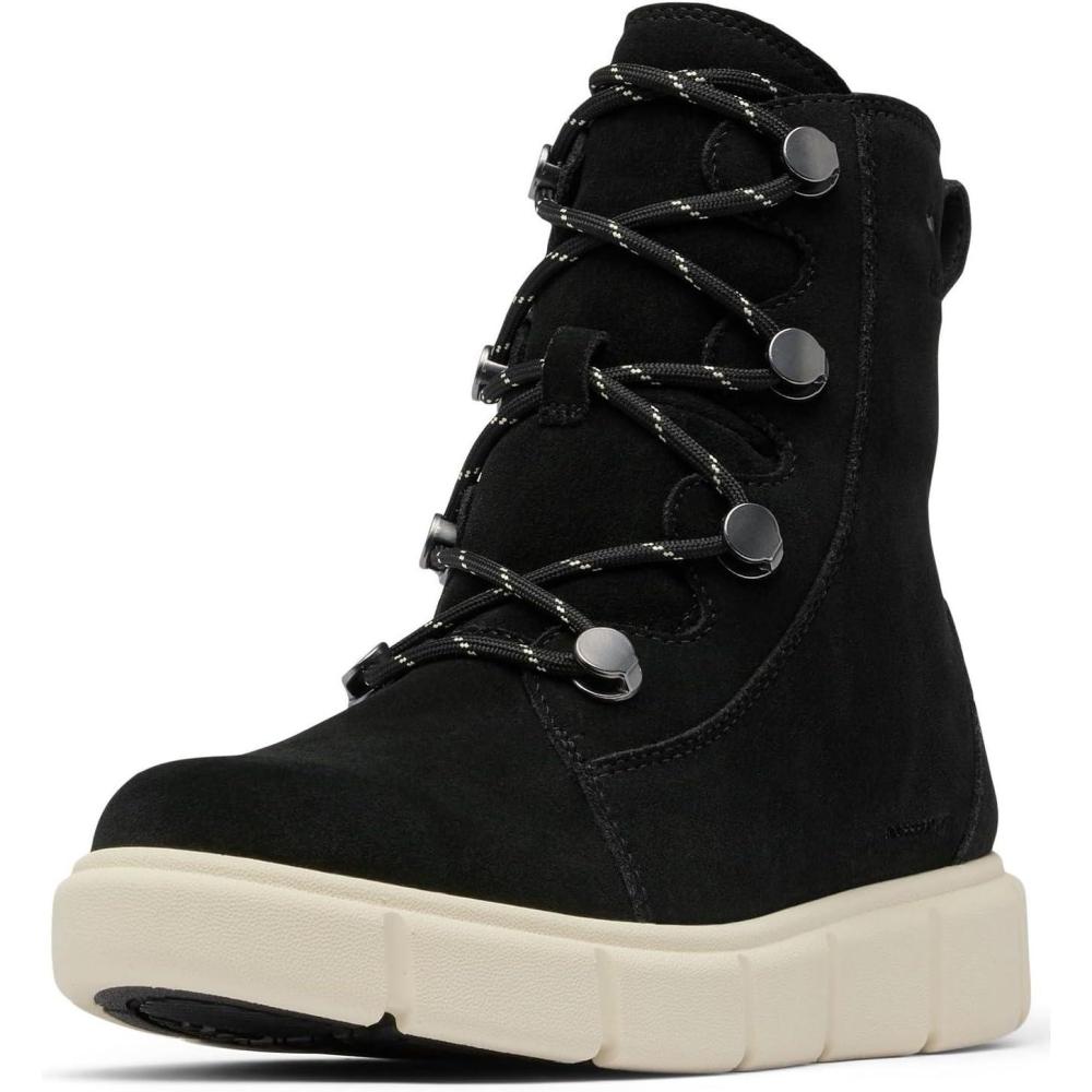 imageSOREL Womens Explorer lll Joan Waterproof BootBlackWhite