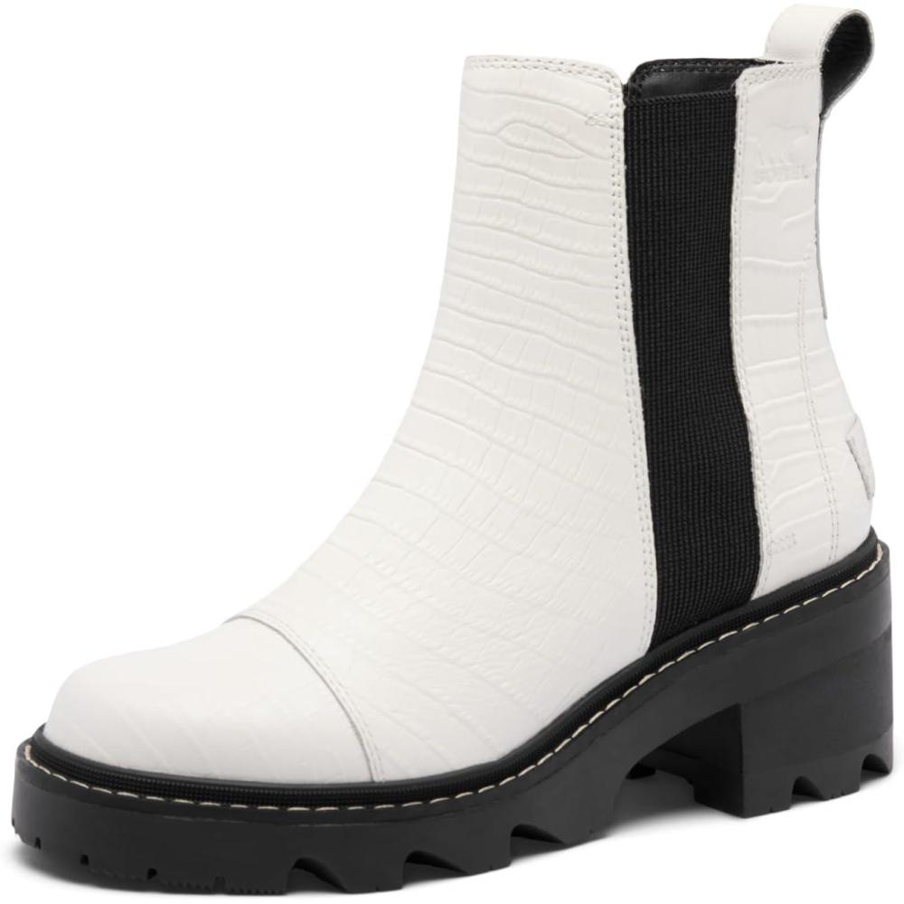 imageSOREL Womens Joan Now Chelsea BootSea Salt Black