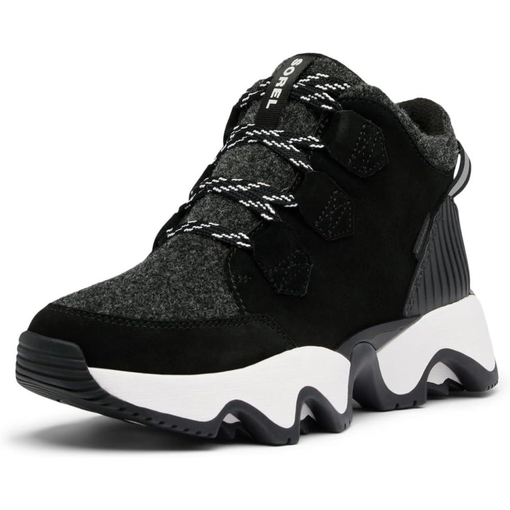 imageSOREL Womens Kinetic Impact Caribou Plus Waterproof BootBlackSea Salt