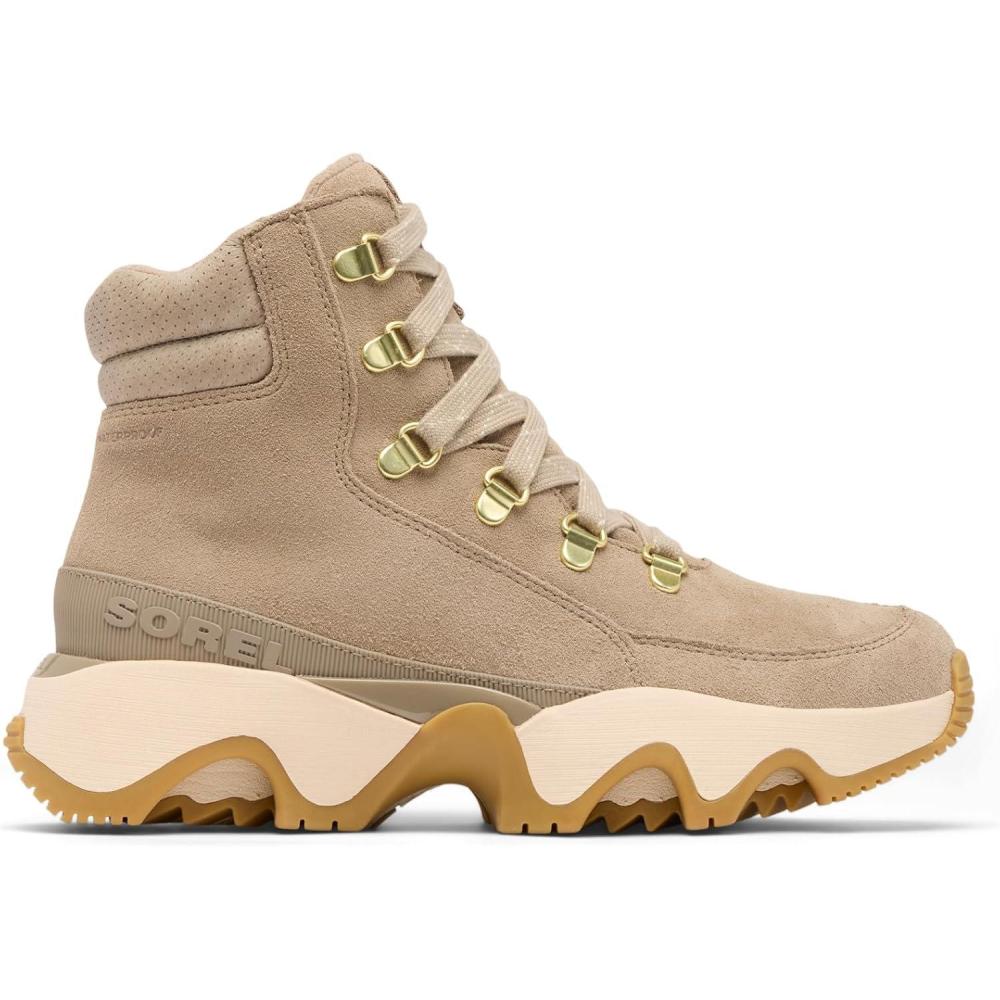 imageSOREL Womens Kinetic Impact Conquest Plus Waterproof BootOmega TaupeGum 17