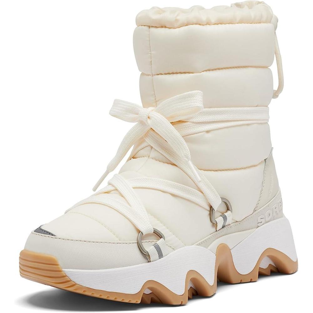 imageSOREL Womens Kinetic Impact NXT Waterproof Mid BootChalk  Sea Salt