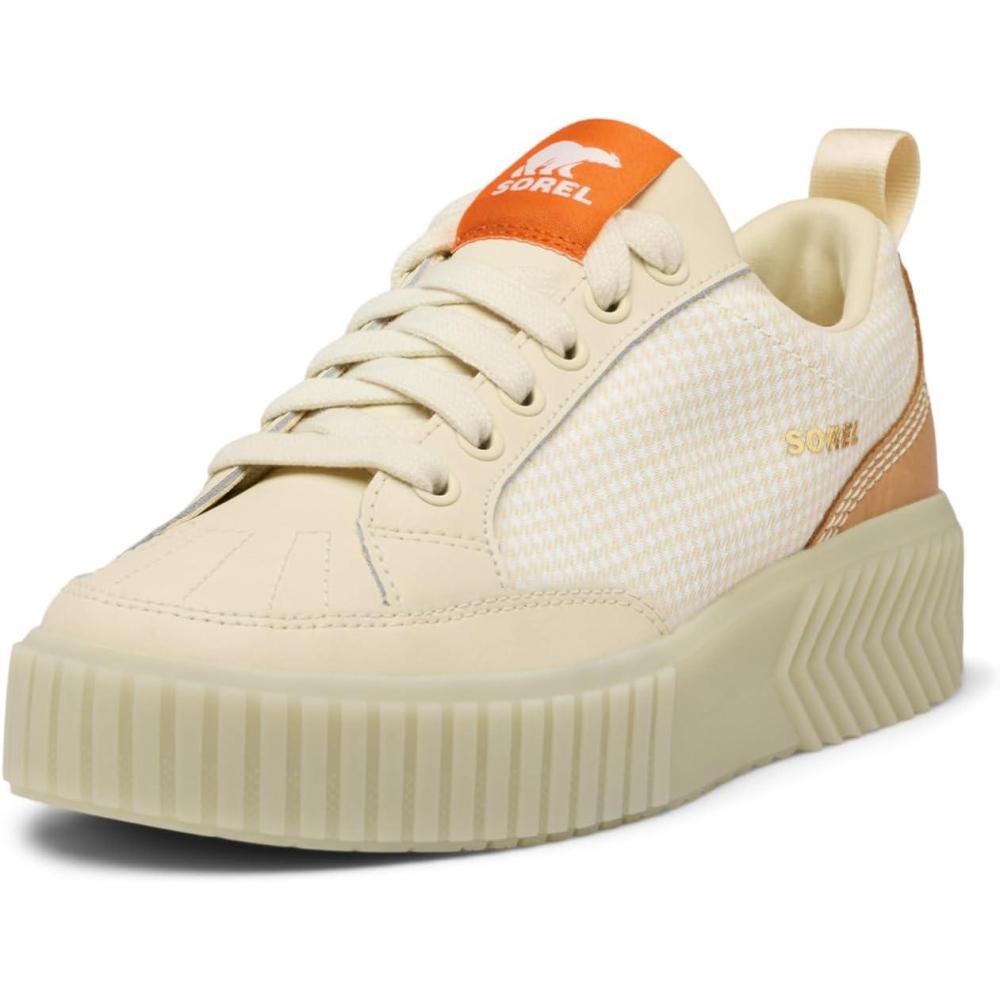 imageSOREL Womens ONA AVE Low SneakerBleached CeramicLight Aloe