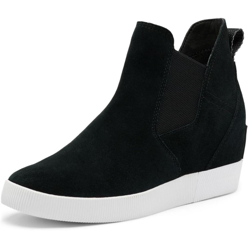 imageSOREL Womens Out N About SlipOn Wedge BootBlackWhite