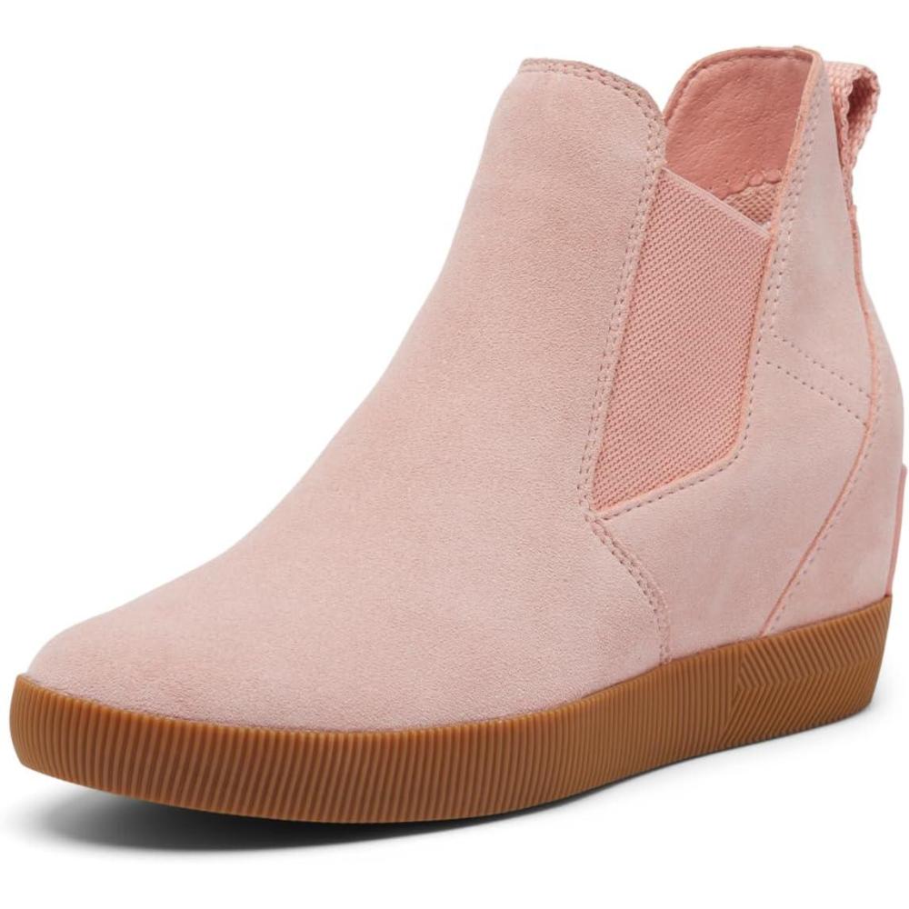imageSOREL Womens Out N About SlipOn Wedge BootFaux Pink Gum 2