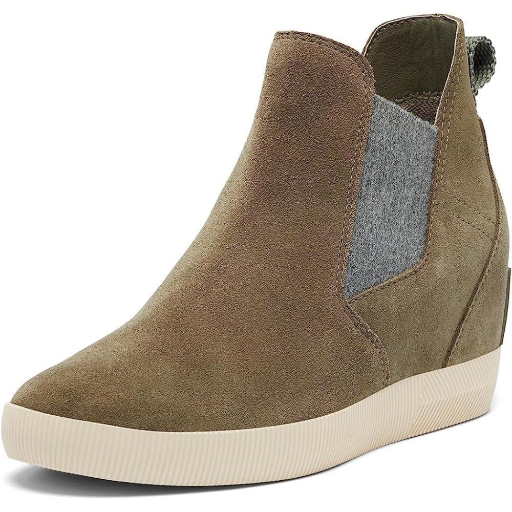 imageSOREL Womens Out N About SlipOn Wedge BootStone Green Bleached Ceramic