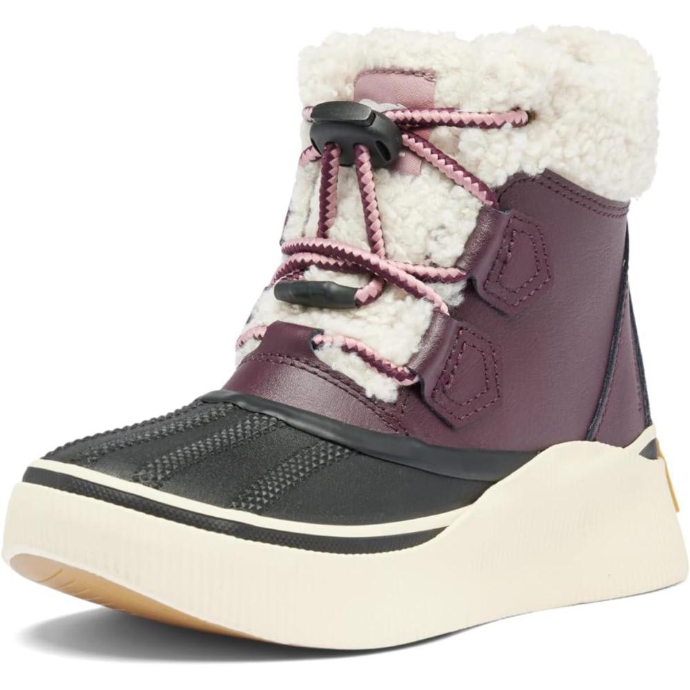imageSOREL Womens Out N About lV Chillz Waterproof BootEpic PlumBlack