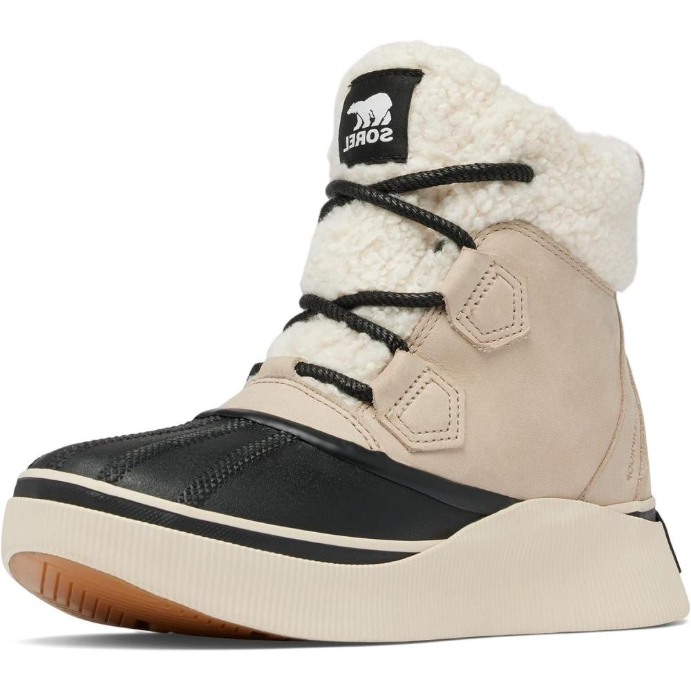 imageSOREL Womens Out N About lV Chillz Waterproof BootOmega TaupeBlack