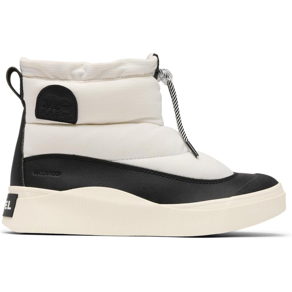 imageSOREL Womens Out N About lV Puffy Waterproof BootSea SaltBlack