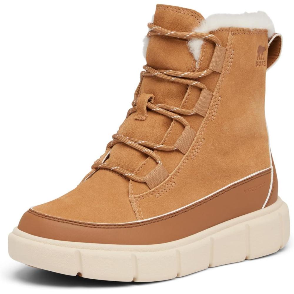 imageSorel Childrens Explorer lll Lace BootTawny BuffBleached Ceramic