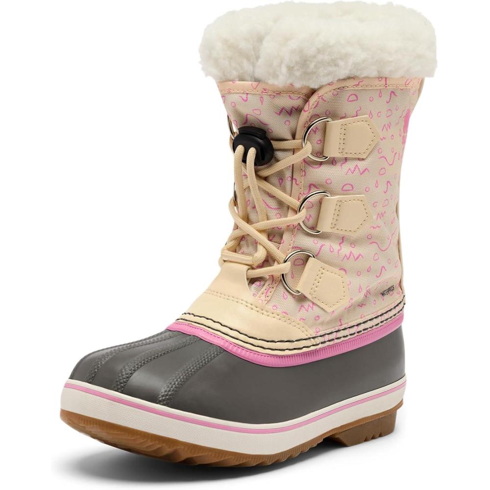 imageSorel Childrens Yoot Pac Nylon Waterproof BootHoney WhiteOrchid