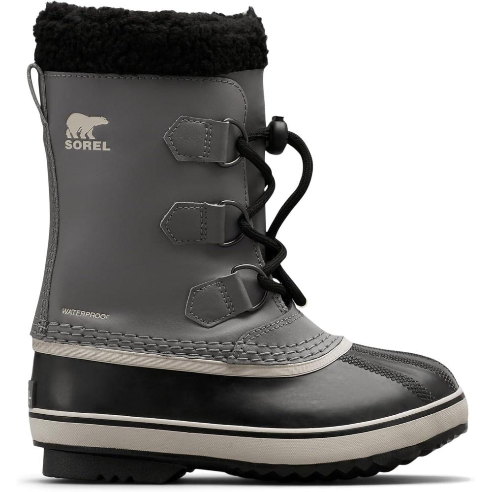 imageSorel Childrens Yoot Pac Nylon Waterproof BootQuarryBlack