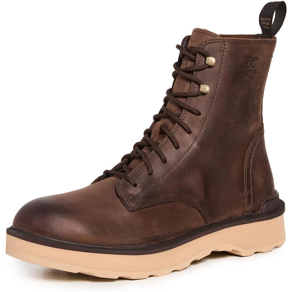 imageSorel Mens HiLine Lace BootsFallen  Velvet Tan