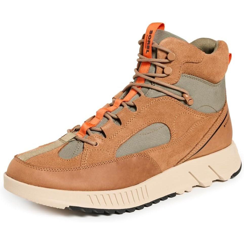 imageSorel Mens Mac Hill Lite Rush Waterproof BootElk  Stone Green