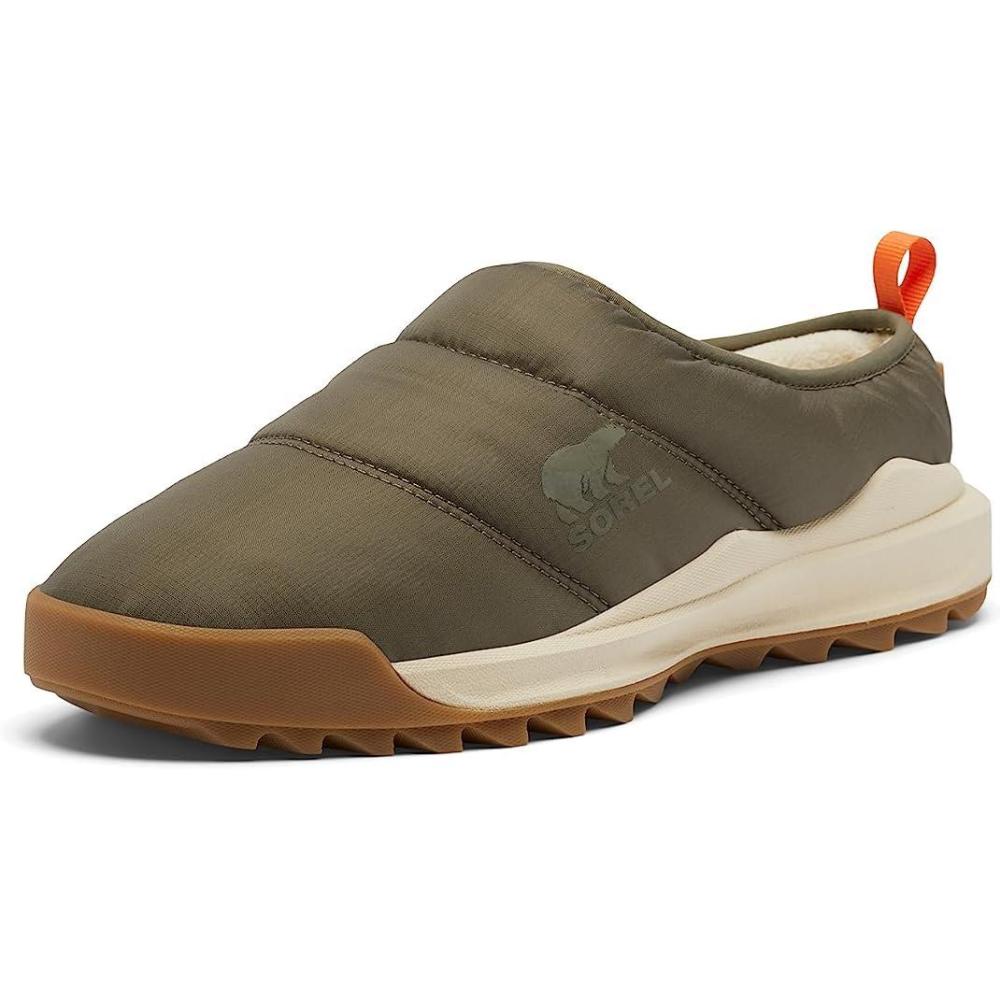 imageSorel Mens ONA RMX Puffy SlipOn ShoesStone Green Gum 10