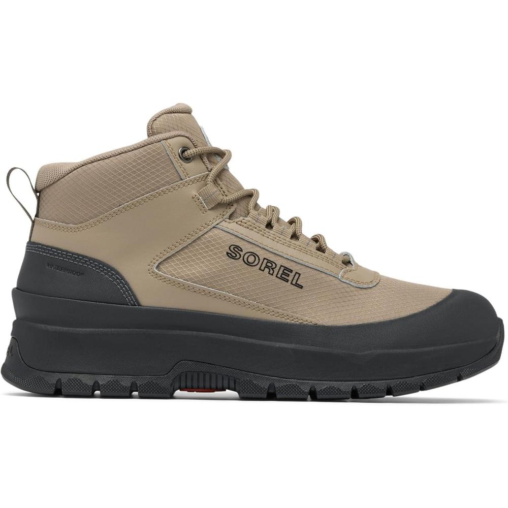 imageSorel Mens Outing Nw Sneaker Mid WaterproofKhaki IIJet