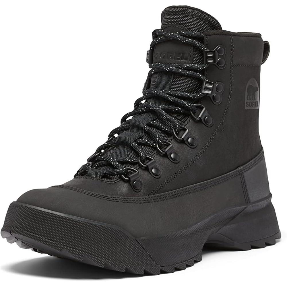 imageSorel Mens Scout 87 Pro Waterproof BootsBlack Black