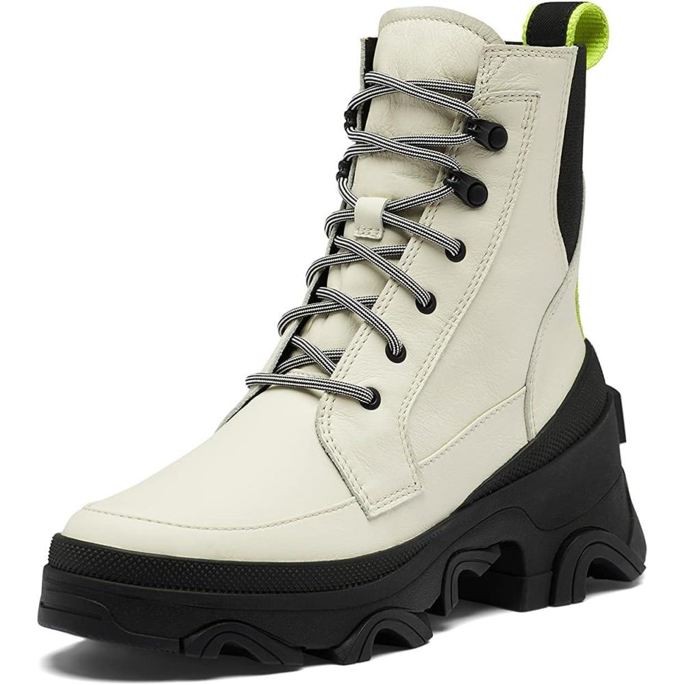 imageSorel Womens Brex Lace Waterproof BootChalk  Black