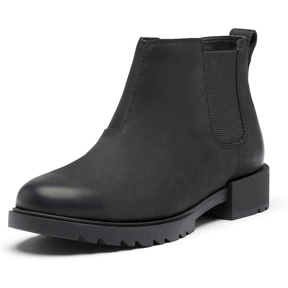 imageSorel Womens Emelie II Chelsea Waterproof BootBlack Sea Salt