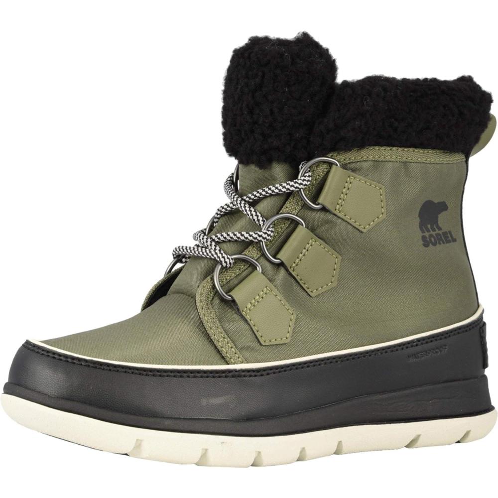 imageSorel Womens Explorer Carnival Winter Boots 2 AUGreen Hiker Green X Black