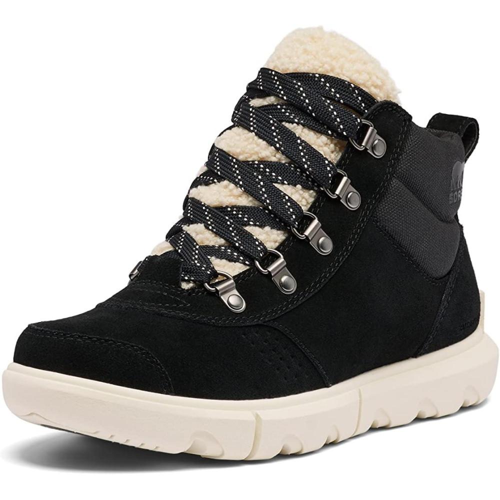 imageSorel Womens Explorer Next Hiker Waterproof BootsBlack  Sea Salt