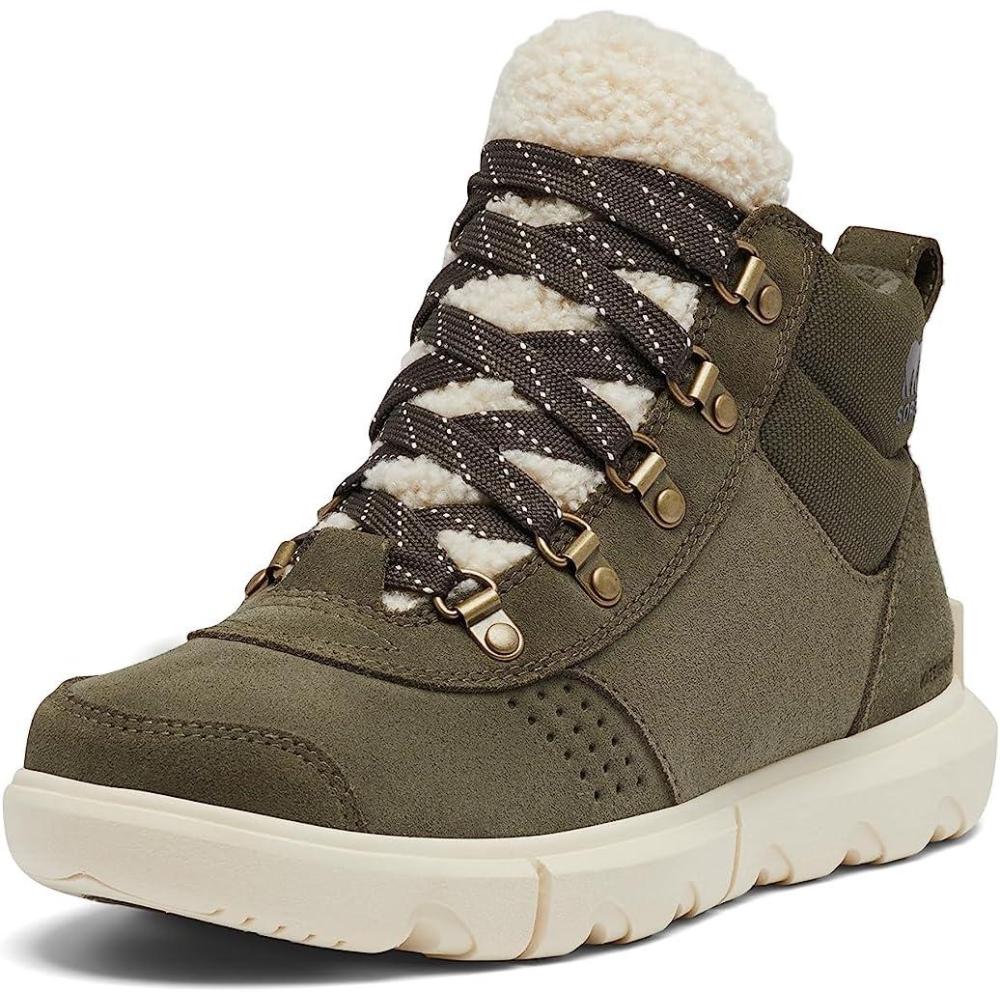 imageSorel Womens Explorer Next Hiker Waterproof BootsStone Green Bleached Ceramic