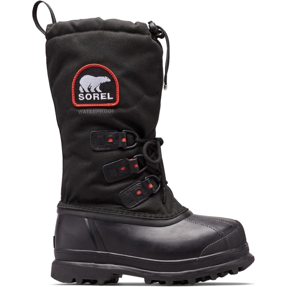 imageSorel Womens Glacier Xt Snow BootBlack  Red Quartz