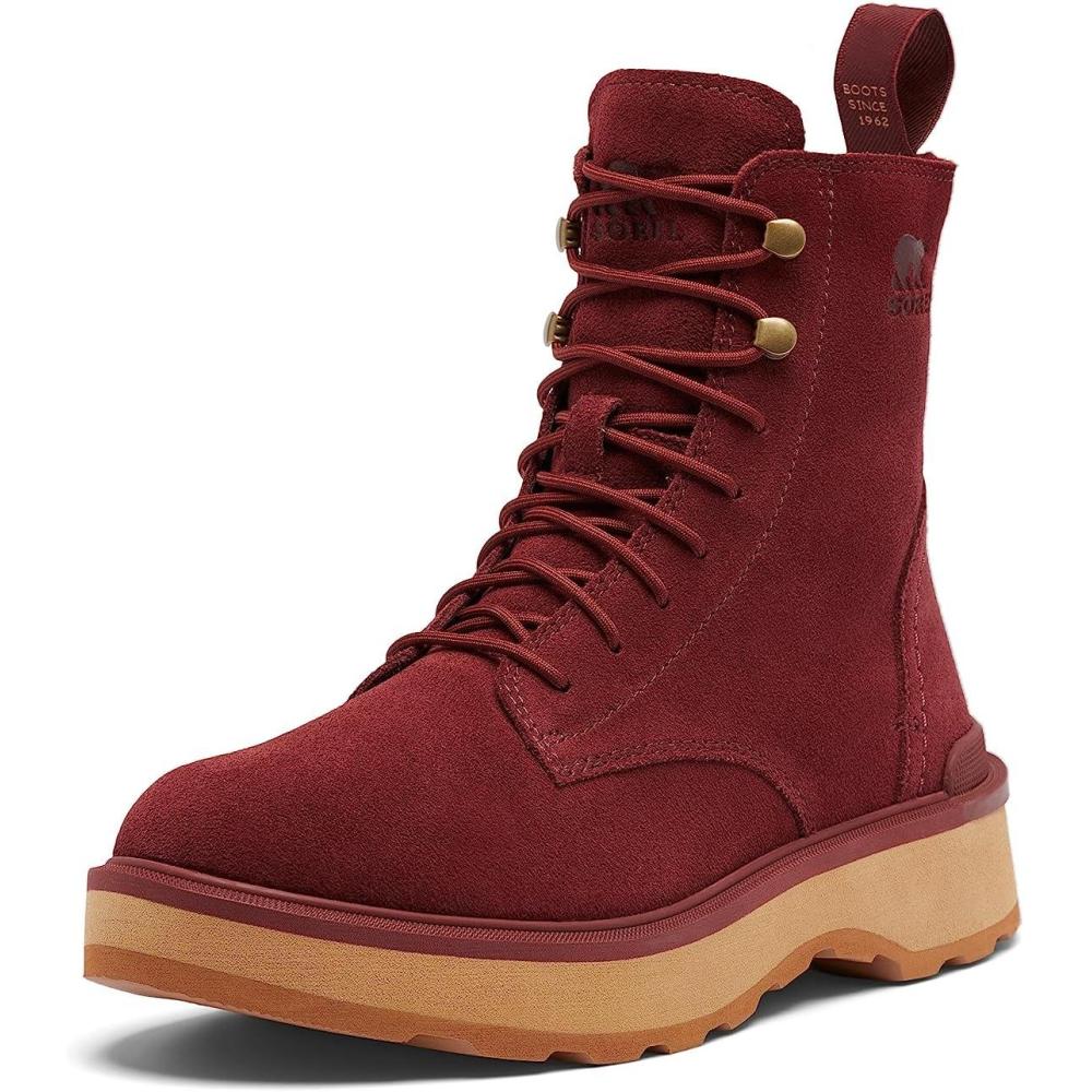 imageSorel Womens HiLine Lace BootsSpice  Caribou Buff