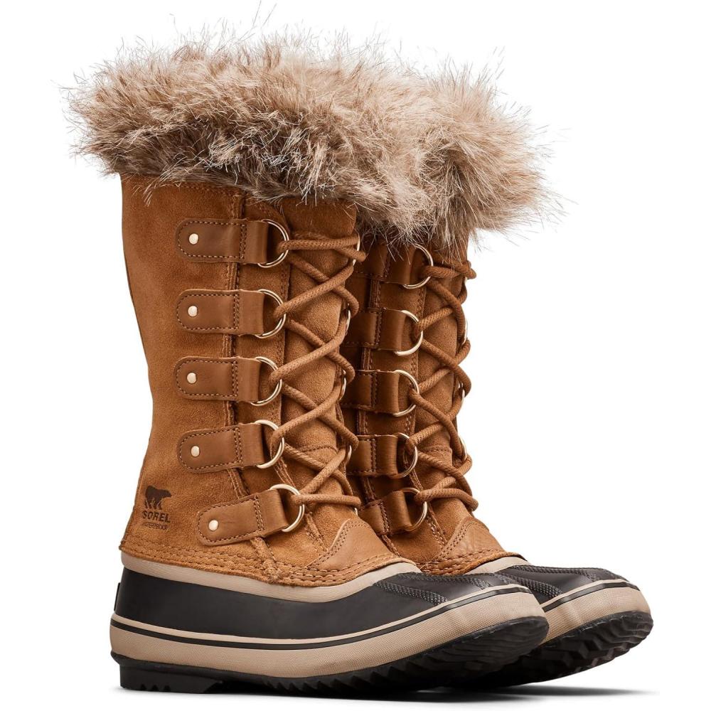 imageSorel Womens Joan of Arctic Waterproof BootsBrown Camel Brown Black