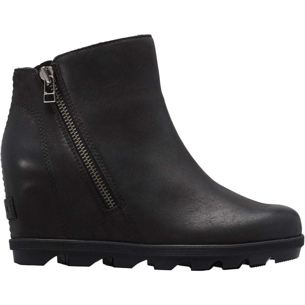 imageSorel Womens Joan of Arctic Wedge II Zipper Fashion BootBlack