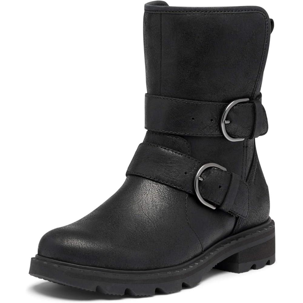 imageSorel Womens Lennox Moto Cozy Boot Rain Waterproof BlackBlack