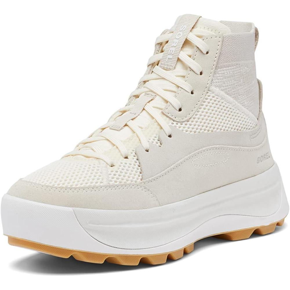 imageSorel Womens ONA 503 Knit Mid SneakersChalk Sea Salt
