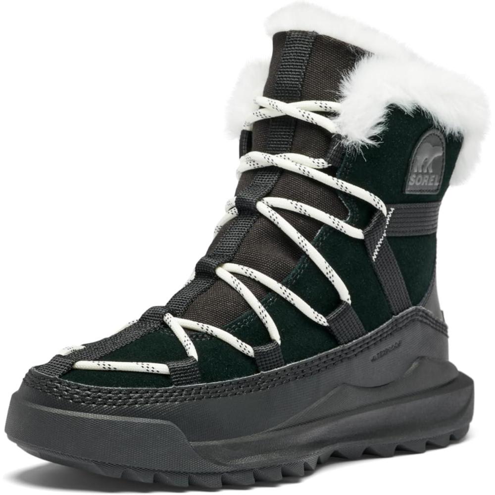 imageSorel Womens Ona RMX Glacy Plus Waterproof Snow BootBlackSea Salt