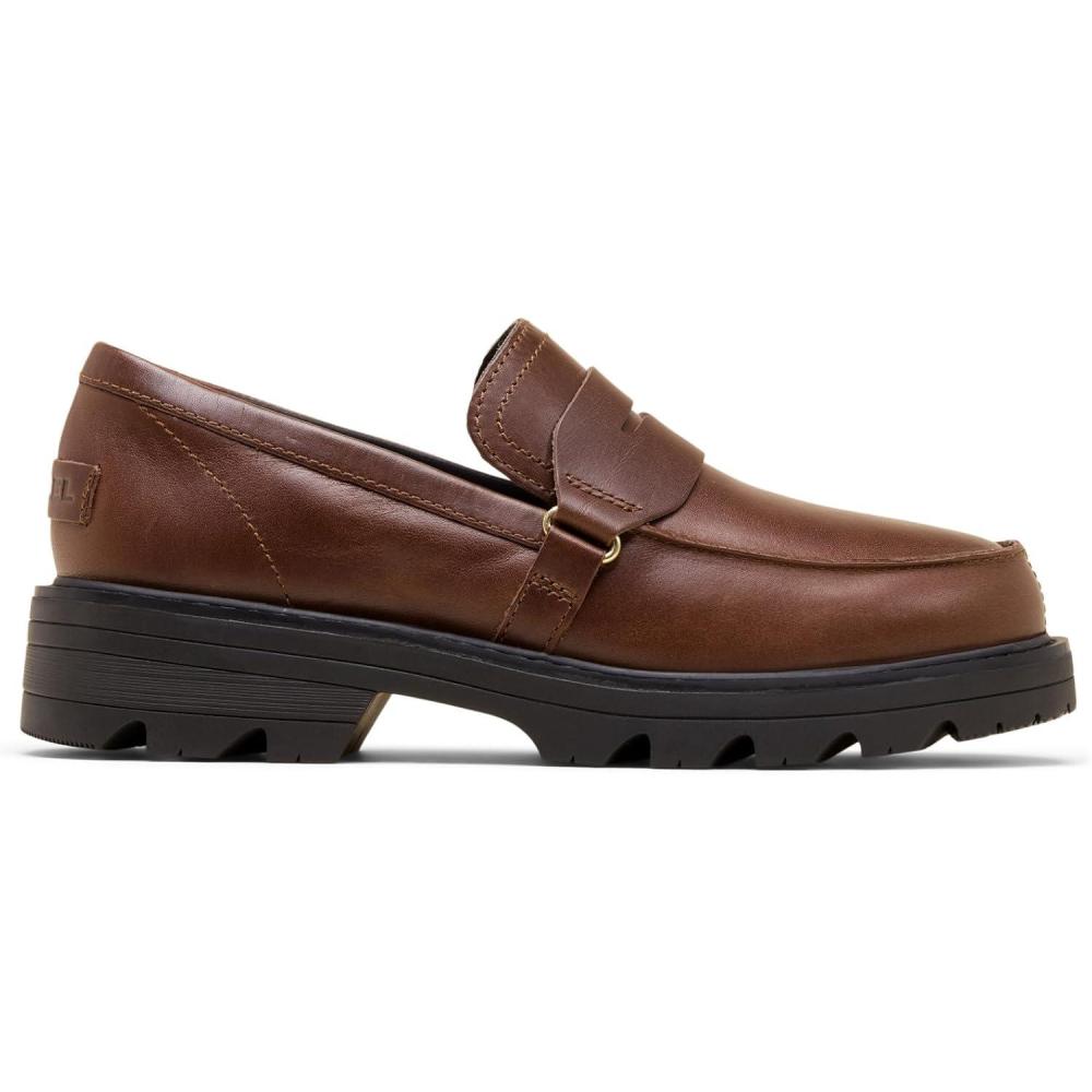 imageSorel Womens Revel Ave LoaferTobaccoBlack