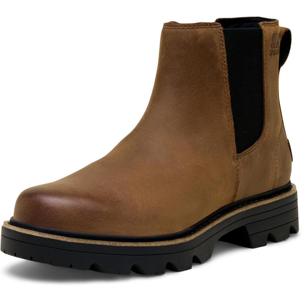 imageSorel Womens Revel Rd Chelsea Waterproof BootTobaccoBlack