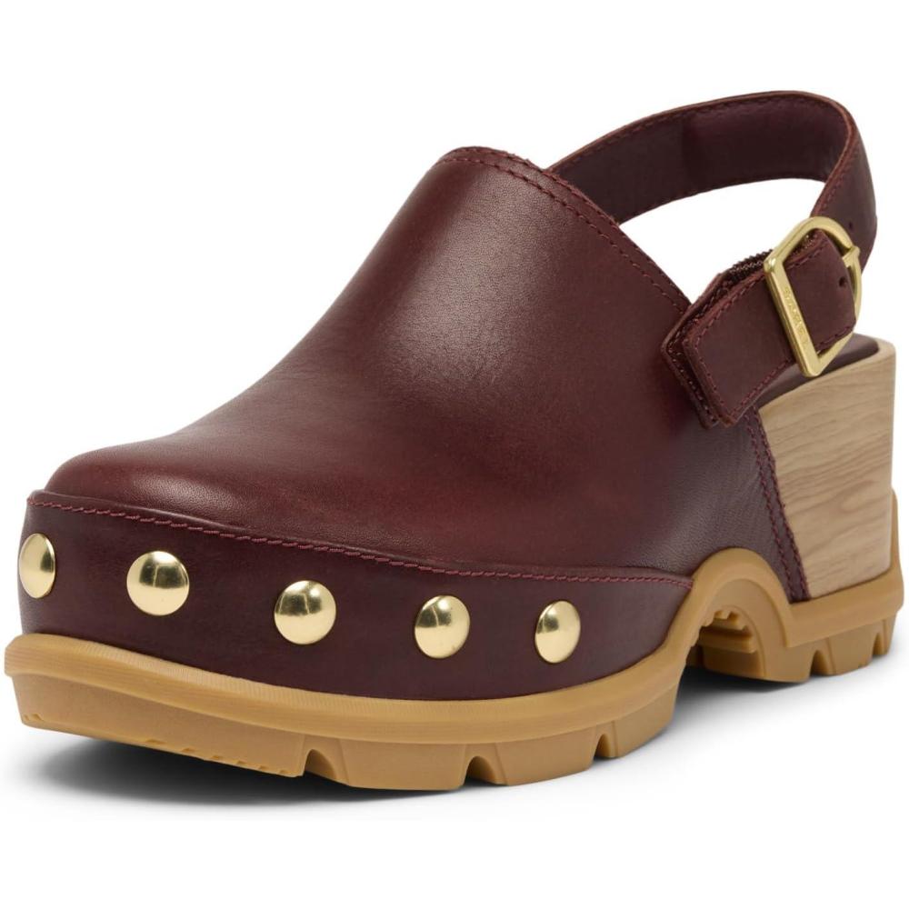 imageSorel Womens Roamn Clog RvtRedwoodRedwood