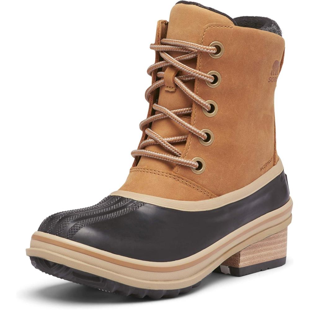 imageSorel Womens Slimpack III Lace Rain and Snow WaterproofElk