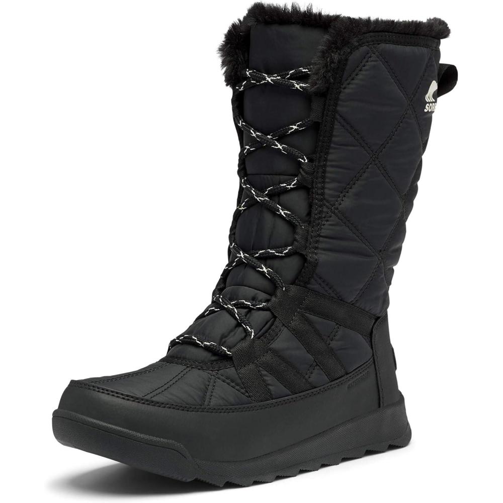 imageSorel Womens Whitney II Tall Lace Waterproof BootsBlack